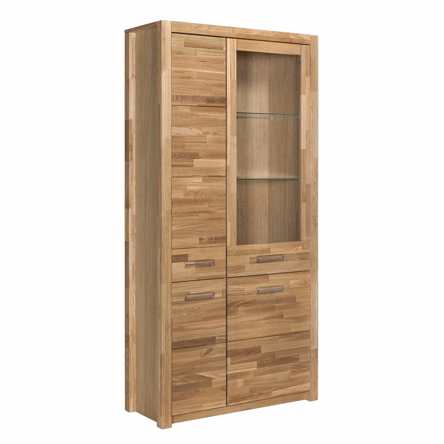 Ars Natura Vitrinenschrank Majona - Wildeiche 1 Ars Natura Vitrinenschrank Majona - Wildeiche