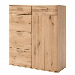 Naturoo Kommode Kvilla V - Balkaneiche Bianco teilmassiv - Balkaneiche Bianco / Eiche Bianko