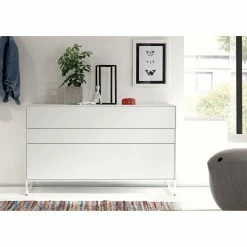 Now! by hülsta Sideboard hülsta now easy II - Lack Reinweiß -Wohnzimmermöbel boutique en ligne 1000127796 181004 11135203 MOOD GALLERYIMAGES P000000001000127796 mood