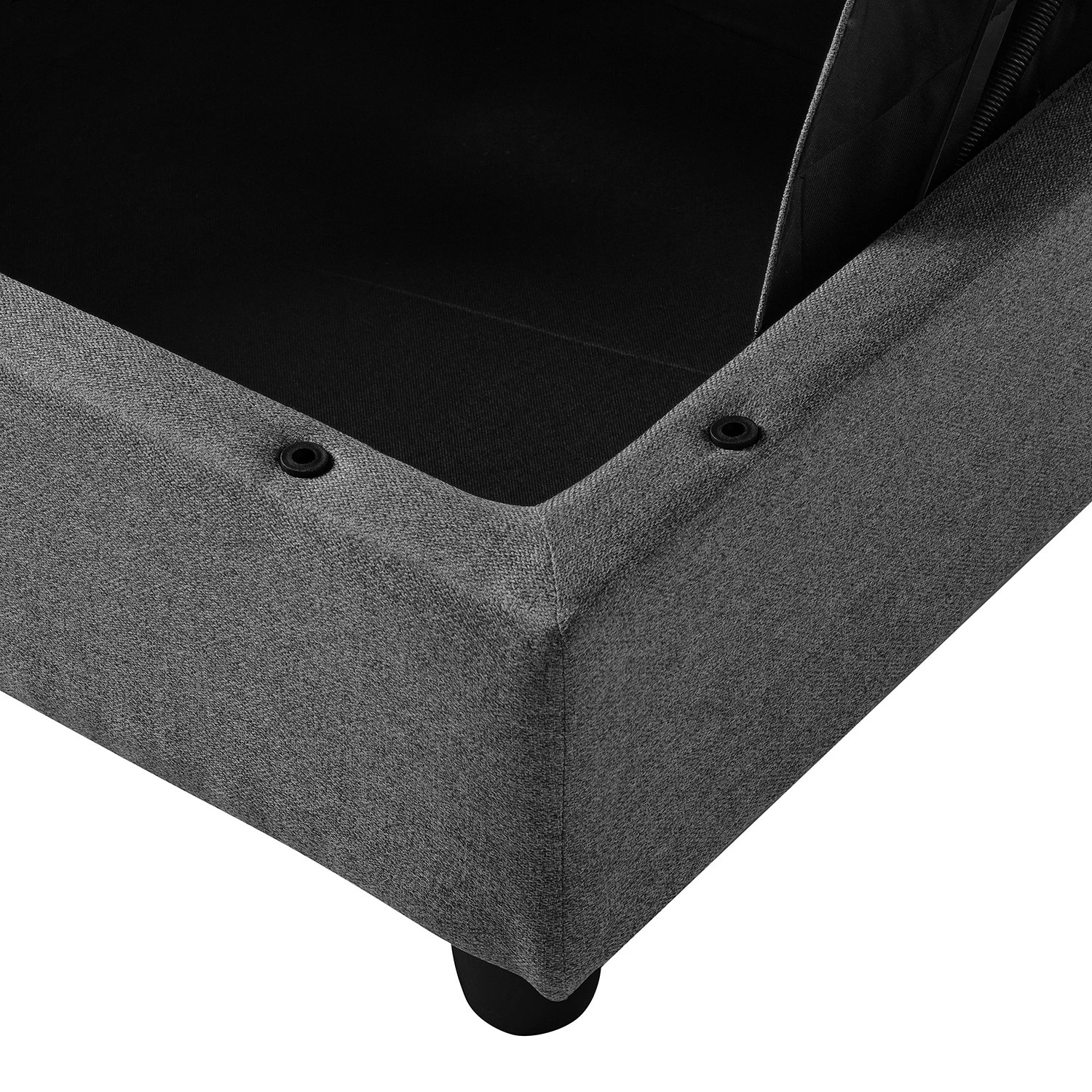 Fredriks Hocker Lavara - Webstoff - Dunkelgrau 9 Fredriks Hocker Lavara - Webstoff - Dunkelgrau – Bild 9