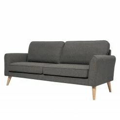 Mørteens Sofa Larisa (3-Sitzer) - Webstoff - Dunkelgrau