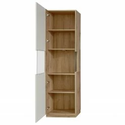 Trendteam Standvitrine Rock - Hochglanz Weiß / Wotan Eiche Dekor 5 Trendteam Standvitrine Rock - Hochglanz Weiß / Wotan Eiche Dekor -Wohnzimmermöbel boutique en ligne 1000128151 180905 10043636 GALLERYIMAGES P000000001000128151