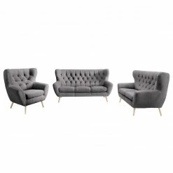 Norrwood Polstergarnitur Celaya II (3-2-1) - Grau