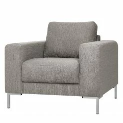 Fredriks Sessel Fiesta I - Strukturstoff - Platin