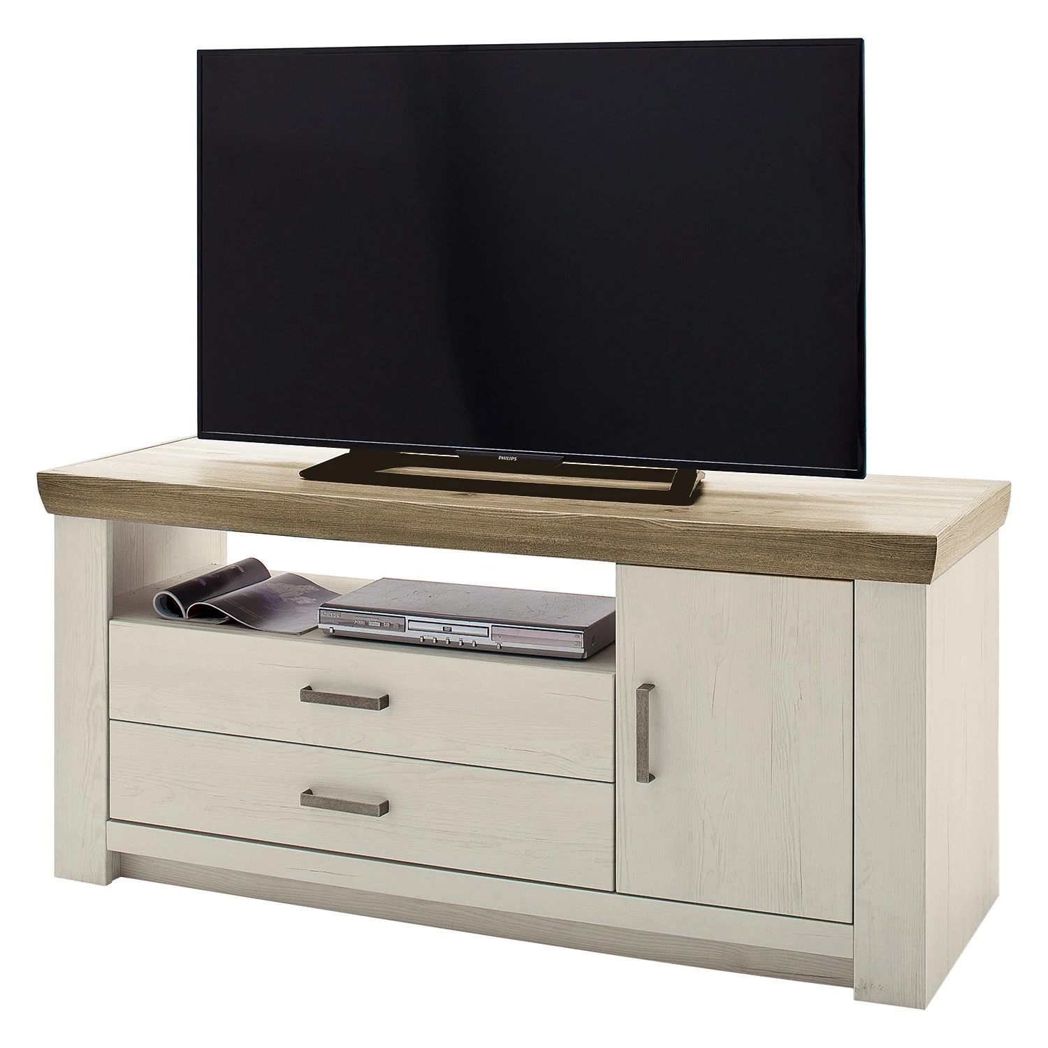 Ridgevalley TV-Lowboard Pontile I - Pinie Aurelio Dekor / Eiche Nelson Dekor 1 Ridgevalley TV-Lowboard Pontile I - Pinie Aurelio Dekor / Eiche Nelson Dekor