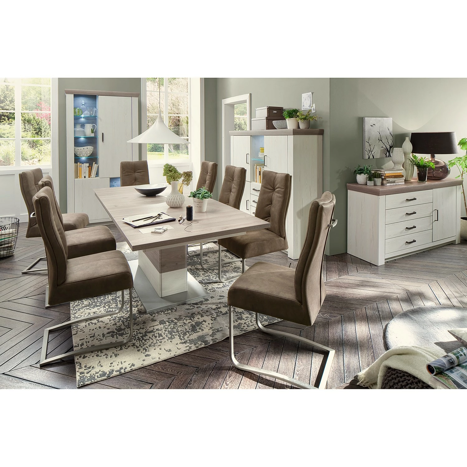 Ridgevalley Highboard Pontile I - Pinie Aurelio Dekor / Eiche Nelson Dekor 2 Ridgevalley Highboard Pontile I - Pinie Aurelio Dekor / Eiche Nelson Dekor – Bild 2