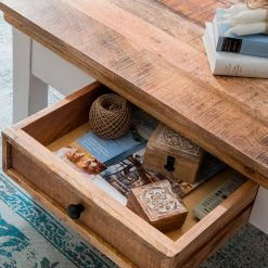 Maison Belfort Couchtisch Newhaven - Mango massiv - Mango / Weiß -Wohnzimmermöbel boutique en ligne 1000128950 190604 14304300009 GALLERYIMAGES P000000001000128950