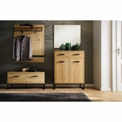 Red Living Kommode Krokby III - Eiche Grandson Dekor / Schwarz -Wohnzimmermöbel boutique en ligne 1000129136 200811 14085501368 MOOD DETAILS P000000001000129136 mood