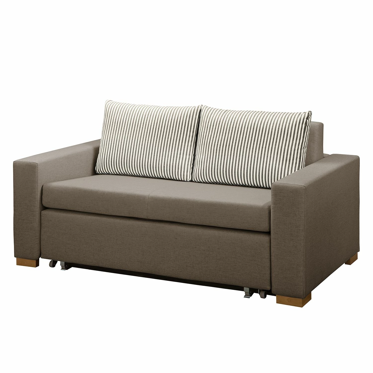 Maison Belfort Schlafsofa Latina XV - Webstoff - Taupe - Breite: 150 cm 1 Maison Belfort Schlafsofa Latina XV - Webstoff - Taupe - Breite: 150 cm