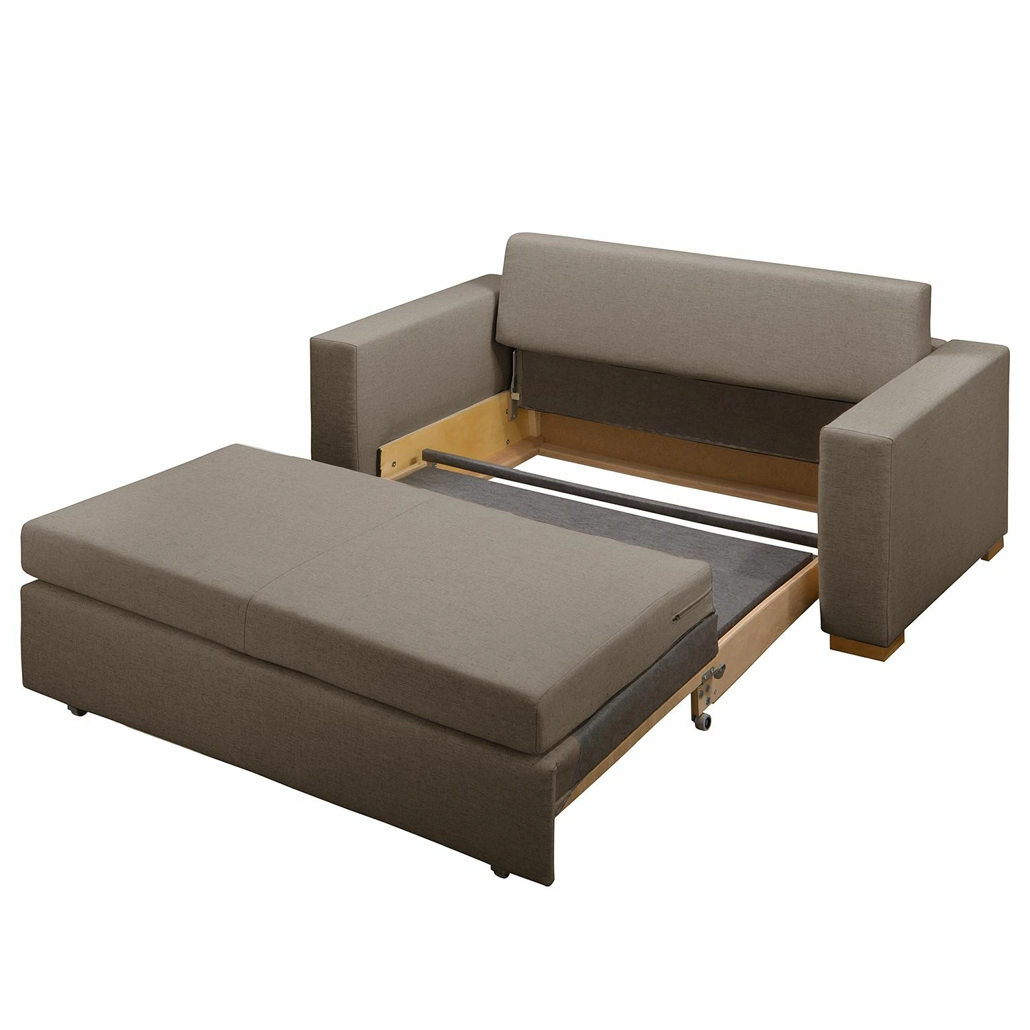 Maison Belfort Schlafsofa Latina XV - Webstoff - Taupe - Breite: 150 cm 6 Maison Belfort Schlafsofa Latina XV - Webstoff - Taupe - Breite: 150 cm – Bild 6