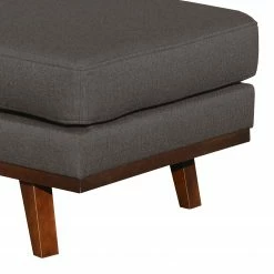 Mørteens Sessel Billund II (mit Hocker) - Strukturstoff - Dunkelgrau -Wohnzimmermöbel boutique en ligne 1000130370 180904 170855178 GALLERYIMAGES P000000001000130370