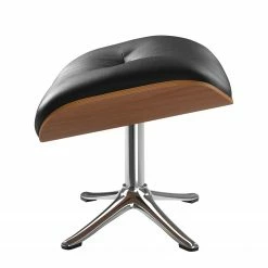 Studio Copenhagen Polsterhocker Anderson I - Echtleder Neka: Schwarz - Chrom glänzend - Nussbaum 11 Studio Copenhagen Polsterhocker Anderson I - Echtleder Neka: Schwarz - Chrom glänzend - Nussbaum -Wohnzimmermöbel boutique en ligne 1000131495 181205 11341400118 GALLERYIMAGES P000000001000131495