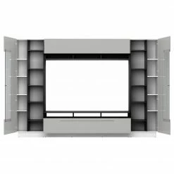 Fredriks TV-Wand Bylas (4-teilig) - Hochglanz Weiß -Wohnzimmermöbel boutique en ligne 1000131689 180917 08454428 GALLERYIMAGES P000000001000131689