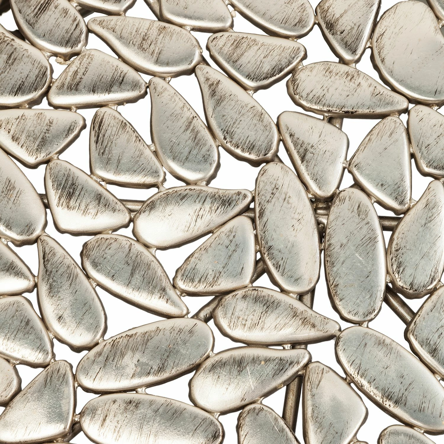 Kare Design Beistelltisch Pebbles Deluxe (2er-Set) - Stahl - Silber 5 Kare Design Beistelltisch Pebbles Deluxe (2er-Set) - Stahl - Silber – Bild 5