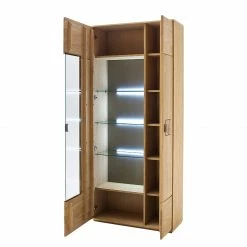 Naturoo Vitrinenschrank Vilela - Eiche teilmassiv - Eiche Bianco / Eiche Bianco Dekor -Wohnzimmermöbel boutique en ligne 1000133697 200816 11335600017 DETAILS P000000001000133697