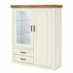 Ridgevalley Highboard Arez - Pinie Weiß / Eiche