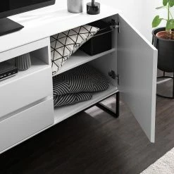 Fredriks TV-Lowboard Zaddy I - Weiß / Schwarz -Wohnzimmermöbel boutique en ligne 1000134688 190723 16140700007 MOOD DETAILS P000000001000134688 mood