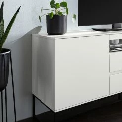 Fredriks TV-Lowboard Zaddy I - Weiß / Schwarz -Wohnzimmermöbel boutique en ligne 1000134688 210426 15152200005 DETAILS P000000001000134688