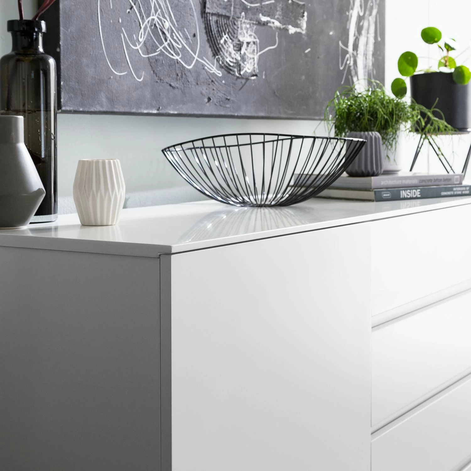 Fredriks Sideboard Zaddy II - Weiß 4 Fredriks Sideboard Zaddy II - Weiß – Bild 4