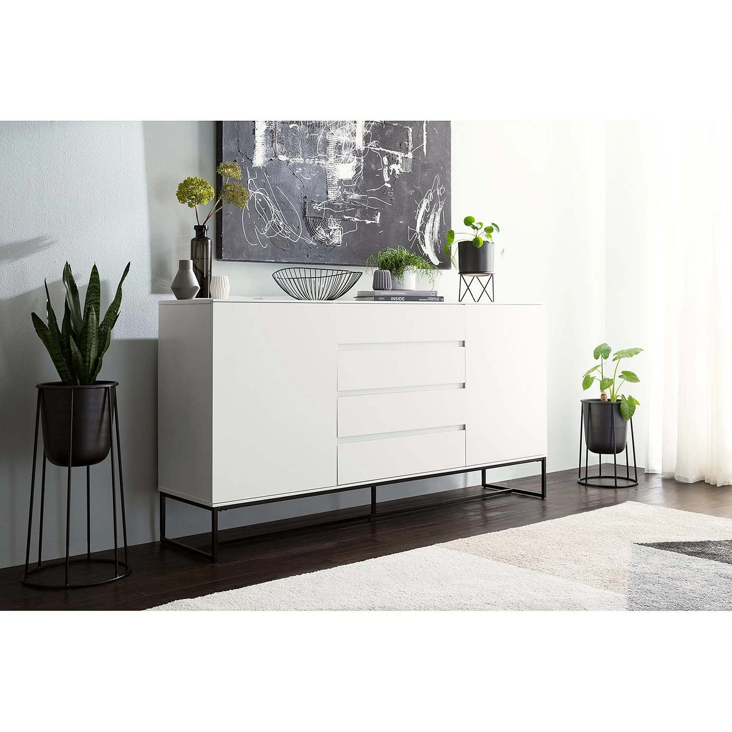 Fredriks Sideboard Zaddy II - Weiß 19 Fredriks Sideboard Zaddy II - Weiß – Bild 19