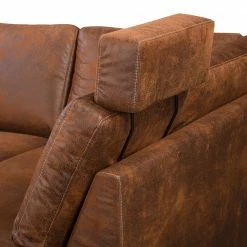 Ars Natura Wohnlandschaft Bragado - Antiklederlook - Longchair davorstehend links / Ottomane rechts 24 Ars Natura Wohnlandschaft Bragado - Antiklederlook - Longchair davorstehend links / Ottomane rechts -Wohnzimmermöbel boutique en ligne 1000135199 190903 11144700010 DETAILS P000000001000135199