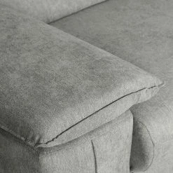 Loftscape Ecksofa Astoria - Webstoff - Grau - Ottomane davorstehend rechts -Wohnzimmermöbel boutique en ligne 1000136023 181024 123045348 GALLERYIMAGES P000000001000136023