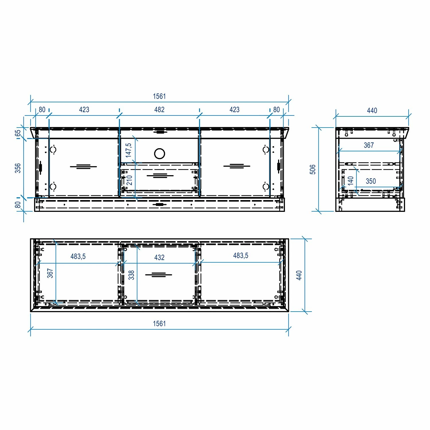 Ridgevalley TV-Lowboard Lewk II - Pinie Weiß Dekor / Pinie Dekor 6 Ridgevalley TV-Lowboard Lewk II - Pinie Weiß Dekor / Pinie Dekor – Bild 6