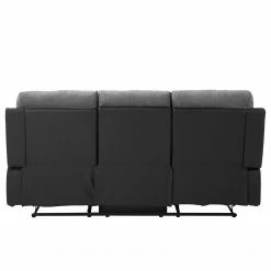 Loftscape Relaxsofa Warmun (3-Sitzer) - Kunstleder / Microfaser - Schwarz / Grau -Wohnzimmermöbel boutique en ligne 1000139824 200807 14140500006 DETAILS P000000001000139824