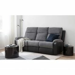 Loftscape Relaxsofa Warmun (3-Sitzer) - Kunstleder / Microfaser - Schwarz / Grau -Wohnzimmermöbel boutique en ligne 1000139824 201111 10410200001 MOOD DETAILS P000000001000139824 mood