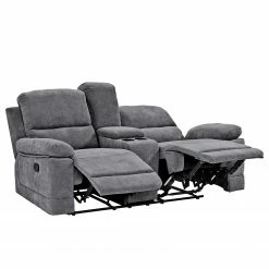 Loftscape Relaxsofa Lixia (2-Sitzer) - Microfaser - Grau -Wohnzimmermöbel boutique en ligne 1000139832 191205 15490900105 DETAILS P000000001000139832