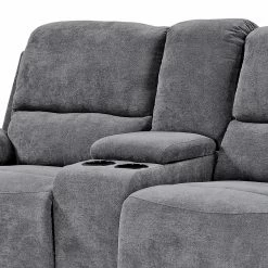 Loftscape Relaxsofa Lixia (2-Sitzer) - Microfaser - Grau -Wohnzimmermöbel boutique en ligne 1000139832 191205 15490900108 DETAILS P000000001000139832