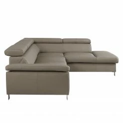 Loftscape Ecksofa Waal I - Echtleder / Kunstleder - Taupe - Ottomane davorstehend rechts - Mit Schlaffunktion -Wohnzimmermöbel boutique en ligne 1000142200 181106 153027928 GALLERYIMAGES P000000001000142200