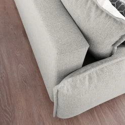 Loftscape Ecksofa Panica I - Webstoff - Schlaffunktion - Silbergrau - Ottomane davorstehend links 24 Loftscape Ecksofa Panica I - Webstoff - Schlaffunktion - Silbergrau - Ottomane davorstehend links -Wohnzimmermöbel boutique en ligne 1000143998 181128 07244800106 GALLERYIMAGES P000000001000143998