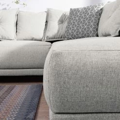 Loftscape Ecksofa Panica I - Webstoff - Schlaffunktion - Silbergrau - Ottomane davorstehend links 25 Loftscape Ecksofa Panica I - Webstoff - Schlaffunktion - Silbergrau - Ottomane davorstehend links -Wohnzimmermöbel boutique en ligne 1000143998 181128 07244800107 GALLERYIMAGES P000000001000143998