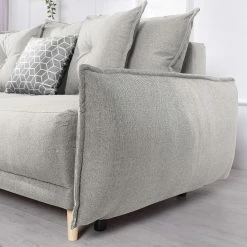 Loftscape Ecksofa Panica I - Webstoff - Schlaffunktion - Silbergrau - Ottomane davorstehend links 29 Loftscape Ecksofa Panica I - Webstoff - Schlaffunktion - Silbergrau - Ottomane davorstehend links -Wohnzimmermöbel boutique en ligne 1000143998 181128 07244900111 GALLERYIMAGES P000000001000143998