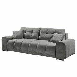 Loftscape Schlafsofa Tiegem - Microfaser - Microfaser Ranu: Dunkelgrau