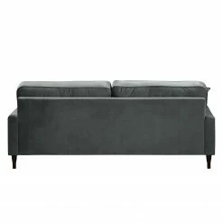 Jack & Alice Polstergarnitur Bethania I (3-2-1) - Samt - Grau -Wohnzimmermöbel boutique en ligne 1000145912 181214 17242300553 GALLERYIMAGES P000000001000145912