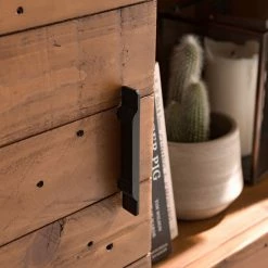 Ars manufacti Hochkommode Grasby - Pinie massiv / Metall - Pinie Dunkel / Schwarz -Wohnzimmermöbel boutique en ligne 1000147147 190730 14584800005 DETAILS P000000001000147147