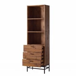 Ars manufacti Regal Grasby - Pinie massiv / Metall - Pinie Dunkel / Schwarz -Wohnzimmermöbel boutique en ligne 1000147149 190726 15531700015 DETAILS P000000001000147149