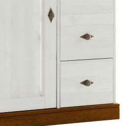 Maison Belfort Kommode Bergen - Kiefer massiv - Kiefer Weiß / Kiefer Bernstein -Wohnzimmermöbel boutique en ligne 1000147253 211122 08324502473 DETAILS P000000001000147253