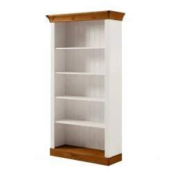 Maison Belfort Regal Bergen I - Kiefer massiv - Kiefer Weiß / Kiefer Bernstein