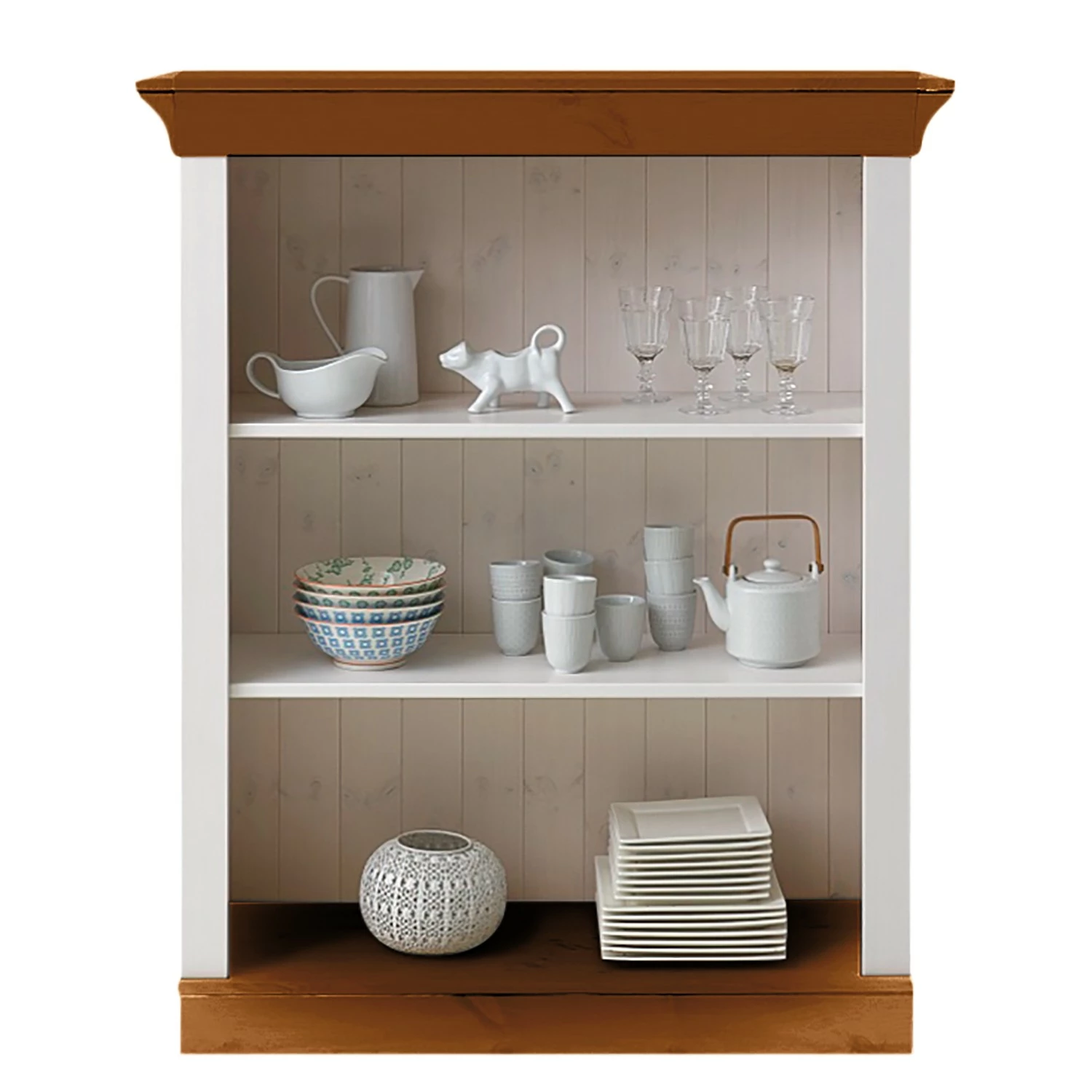 Maison Belfort Regal Bergen II - Kiefer massiv - Kiefer Weiß / Kiefer Bernstein 1 Maison Belfort Regal Bergen II - Kiefer massiv - Kiefer Weiß / Kiefer Bernstein