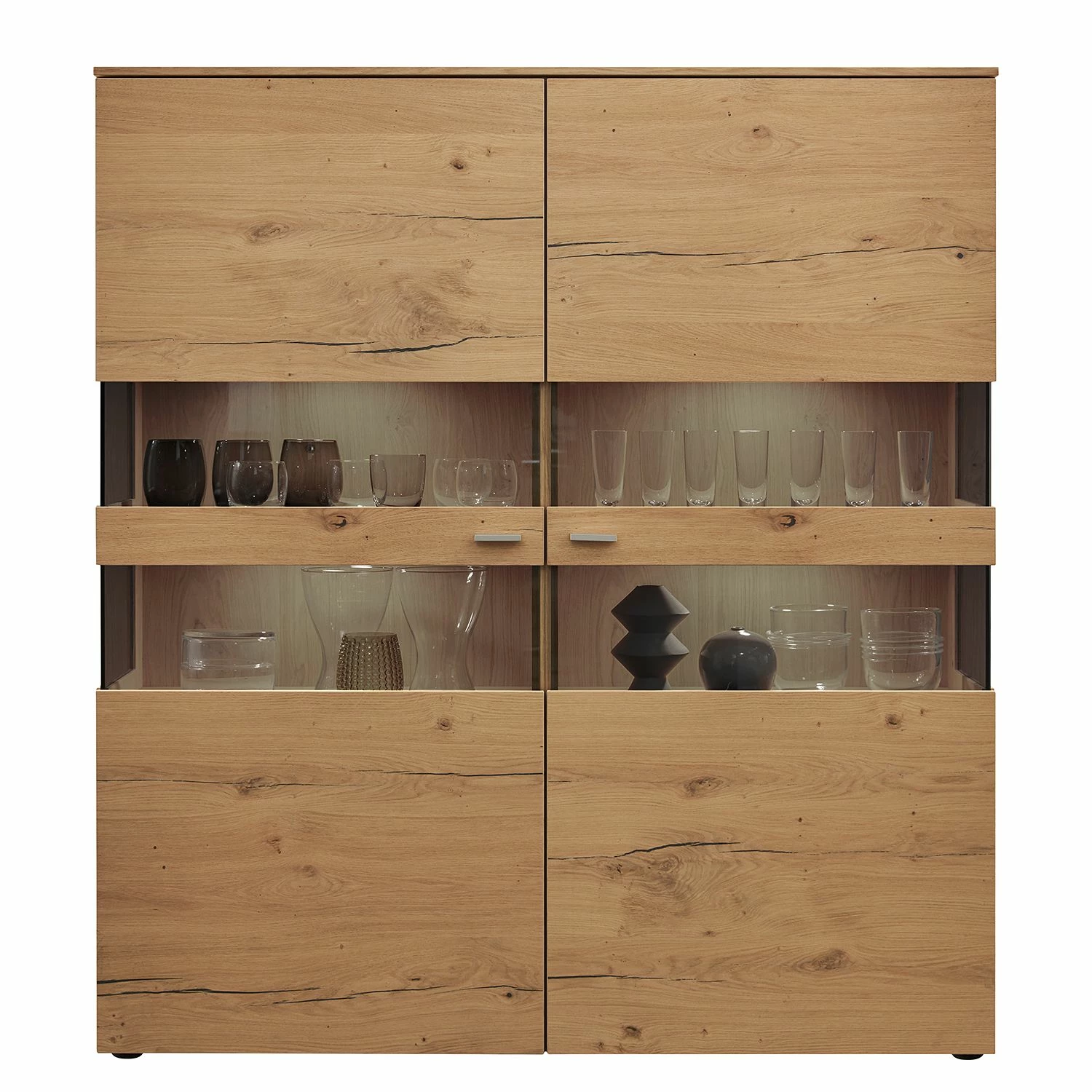 GWINNER Highboard Anzio II - Balkeneiche 1 GWINNER Highboard Anzio II - Balkeneiche