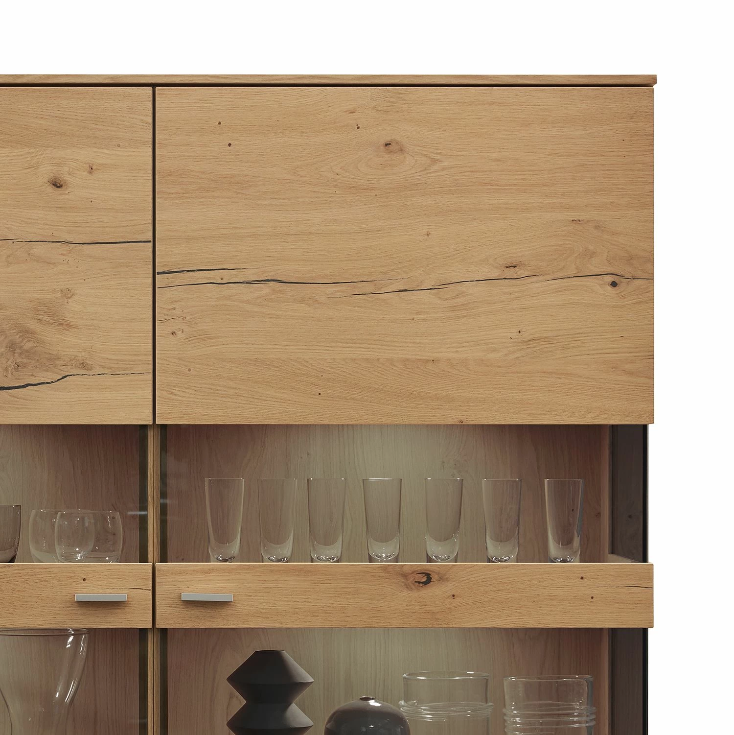 GWINNER Highboard Anzio II - Balkeneiche 4 GWINNER Highboard Anzio II - Balkeneiche – Bild 4