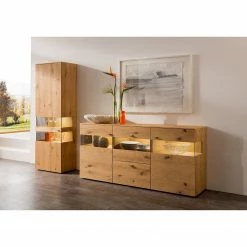 GWINNER Sideboard Anzio II - Balkeneiche -Wohnzimmermöbel boutique en ligne 1000148107 181218 13101300011 MOOD GALLERYIMAGES P000000001000148107 mood