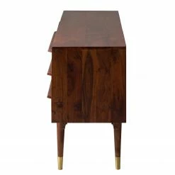 Ars manufacti Sideboard Baxley - Akazie massiv / Metall - Akazie / Gold -Wohnzimmermöbel boutique en ligne 1000149739 200113 16023200003 DETAILS P000000001000149739