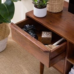 Ars manufacti TV-Lowboard Baxley - Akazie massiv / Metall - Akazie / Gold -Wohnzimmermöbel boutique en ligne 1000149740 200207 10193200007 DETAILS P000000001000149740