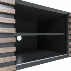 Norrwood TV-Lowboard Kipra I - Echtholzfurnier - Walnuss / Graphit -Wohnzimmermöbel boutique en ligne 1000150219 181214 16440300049 GALLERYIMAGES P000000001000150219