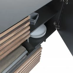 Norrwood Sideboard Kipra - Echtholzfurnier - Walnuss / Graphit -Wohnzimmermöbel boutique en ligne 1000150226 181214 16440300079 GALLERYIMAGES P000000001000150226