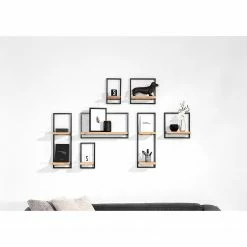 Red Living Wandregal Mello IV - Akazie massiv - Akazie Natur / Schwarz 10 Red Living Wandregal Mello IV - Akazie massiv - Akazie Natur / Schwarz -Wohnzimmermöbel boutique en ligne 1000150345 200302 15283300007 MOOD DETAILS P000000001000150345 mood